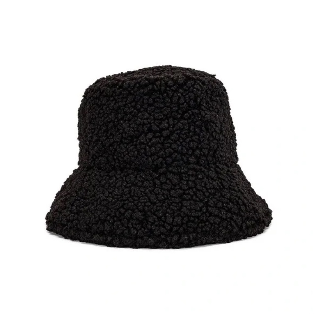 Lack Of Color Black Teddy Bucket Hat
